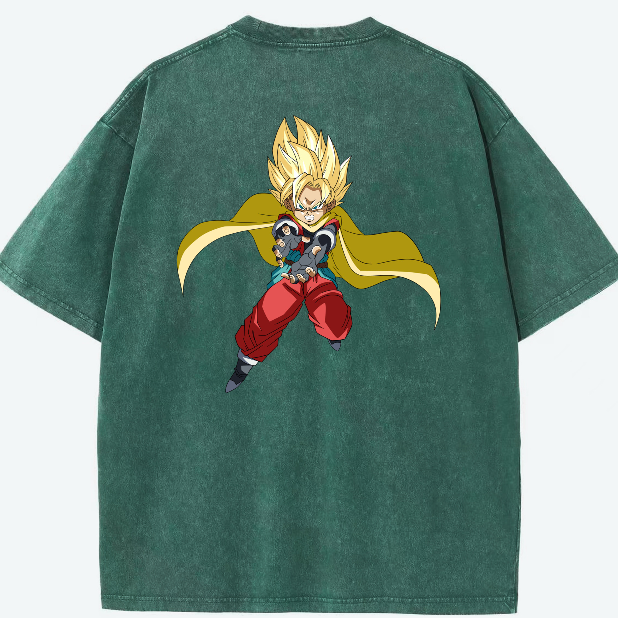 （画像用） ドラゴンボール DRAGON BALL 綿100% ヴィンテージ風 半袖Tシャツ（背面プリント）